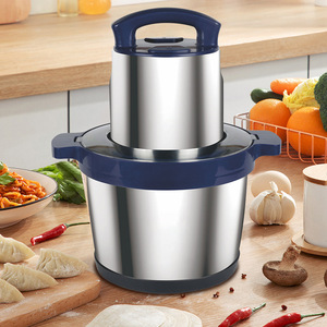 Meat <b>Grinder</b> 6L Stainless Steel Commercial Meat Mincer Garlic Crusher Vegetable Crusher Food Processor Multi Function Kitchen - Product Image 2