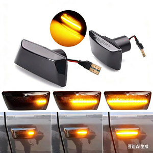Luz LED Dinámica Secuencial para Marcador Lateral de <span class=keywords><strong>Opel</strong></span> Vauxhall Chevrolet Cruze, Lámpara de Señal de Giro Fluida - Product Image 2