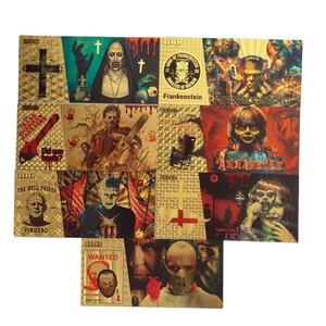 Billet de banque en plastique plaqué or à thème de <span class=keywords><strong>film</strong></span> <span class=keywords><strong>d</strong></span>'<span class=keywords><strong>horreur</strong></span> personnalisé, souvenir, billet de banque en polymère - Product Image 1