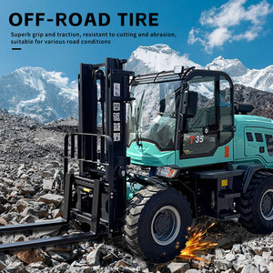 מלגזה לשטח קשה 2.5/3.5 טון 4X4/2X4, מנוע יורו V, תורן טריפלקס <span class=keywords><strong>6</strong></span> מטר, תא נהג, מיזוג אוויר ומושב עם מתלים כאופציה - Product Image 4