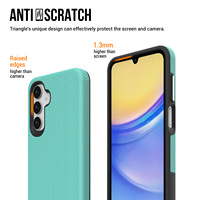 Vkoo Triangle Anti-rayures TPU PC 2 en 1 Antichoc Mobile Phone Case pour Galaxy A16 A26 A36 A56