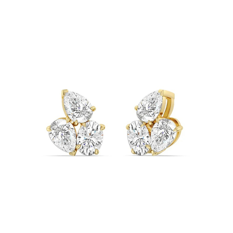 Women Jewelry Sparkle Moissanite Diamond Solitaire