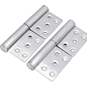 Hot Sales Stainless Steel <b>Hinge</b> Silver Tone <b>Window</b> Gate <b>Door</b> Flag <b>Hinges</b> 5 Inches Long - Product Image 5