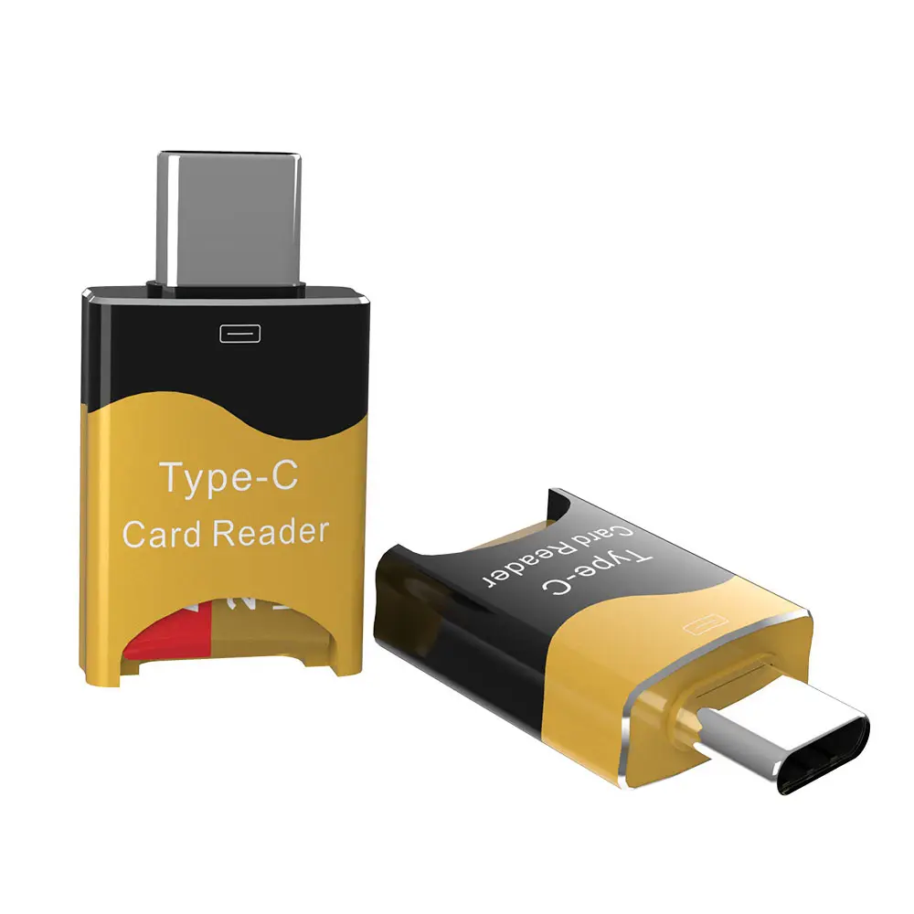 화웨이 시리즈 및 기타 호환 장치 용 엑스트라 마이크로 퀵 트랜스퍼 Type-C SD/TF 범용 카드 리더 어댑터