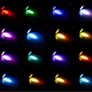 Lampe LED RGB à changement de <span class=keywords><strong>couleur</strong></span> 16 couleurs 3W MR16 AC/DC 12V Ampoule blanche Ampoule LED RGB <span class=keywords><strong>Spot</strong></span> avec télécommande - Product Image 5