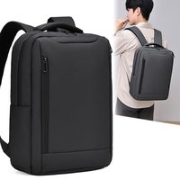Sac à dos pour ordinateur portable, design minimaliste unisexe, grande capacité, léger, design tendance, fourni directement par l'usine