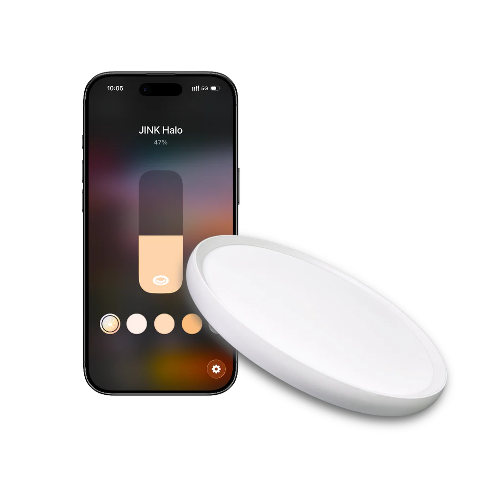 JINK Halo Eye Matter Thread Smart Ceiling Light Eye Protection LED Ceiling Lamp Dimmable CCT for Apple Home Alexa Google