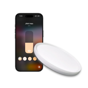 Plafonnier intelligent JINK Halo Eye Matter Thread, protection des yeux, LED, variateur d'intensité CCT, compatible Apple Home, Alexa, <span class=keywords><strong>Google</strong></span> - Product Image 1
