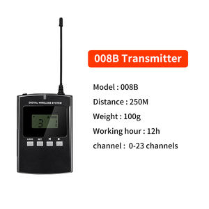 008B Último Modelo <span class=keywords><strong>de</strong></span> Sistema <span class=keywords><strong>de</strong></span> Guía Turística Inalámbrico Bidireccional 2024 con Bajos Mejorados - Product Image 4
