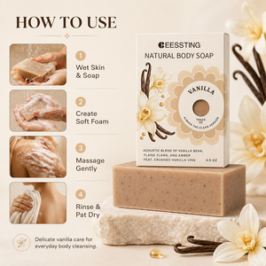 Custom Logo Natural Plant Removal Glowing Handmade Bath <b>Soap</b> Skin Whitening Deep Cleansing Exfoliating Vanilla Bar <b>Soap</b> for Wome - Product Image 5