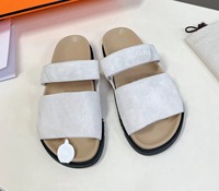 Sandales décontractées à talon haut pour femmes, style coréen, légères, respirantes, avec semelle extérieure en TPU et bride en PVC, pour intérieur/extérieur