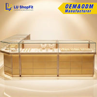 Comptoir de présentation en aluminium pour bijoux, vitrine de magasin de bijouterie, comptoir de magasin, comptoir de présentation de bijoux pour centre commercial