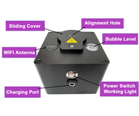 Système de vision coaxial à fibre laser, instrument d'étalonnage de buse laser pour la découpe laser, outil d'alignement de buse haute précision
