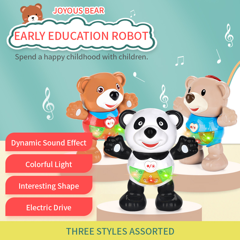 Most Popular Kids Music Educational Toys Set Lights And Music Happy Panda Toys