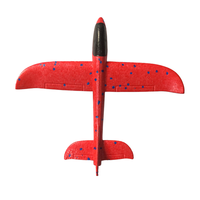 Circfoam Avion à lancer manuel en EPP de haute qualité, 22 cm, à pois colorés, jouet volant d'extérieur, planeur en mousse écologique pour enfants