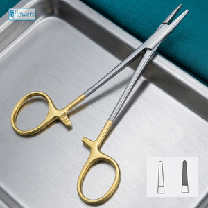 Sixflowers Halsey Needle Holder, Pince chirurgicale pour hémostase, Instrument manuel en acier inoxydable, Certifié CE ISO13485 Classe I - Product Image 4