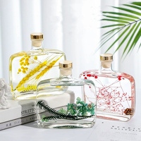 Diffuseur de parfum en verre sans BPA, écologique, sans alcool, parfum de fleurs, citron, osmanthus, aromathérapie, huile essentielle, 100 ml, 200 ml