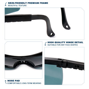 Occhiali di Sicurezza Antigraffio Protezione Occhi Logo Personalizzato Occhiali Protettivi Industriali Ansi Z87.1 Occhiali di Sicurezza per Lavoro - Product Image 4