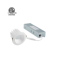Jupiter Série ETL CE SAA 15D 30D 45D Aluminium 0-10v Dimmable Led Wall Washer Downlight Led Downlight 30w