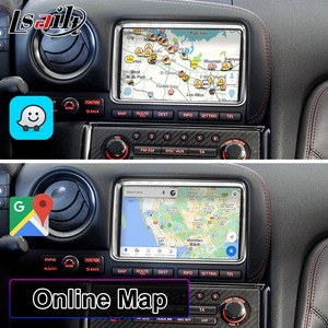 หน้าจออินเทอร์เฟซวิดีโอมัลติมีเดีย Lsailt Android Carplay สำหรับรถยนต์นิสสัน <span class=keywords><strong>GTR</strong></span> R35 รุ่นปี 2011-2016 Black Edition Nisom Premium GT-R - Product Image 6