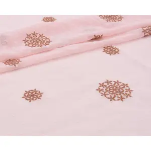 Wholesale 100% Nylon Spandex Mesh Embroidered Lace Fabric Small Dots for Dress