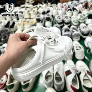 Zapatillas Blancas de Plataforma Usadas S2 para Hombre, Venta al Por Mayor, Zapatos de Vestir de Segunda Mano, Directo de Fábrica - Product Image 1