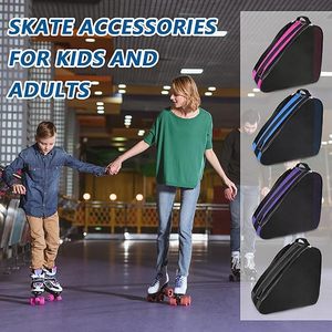 <span class=keywords><strong>Sac</strong></span> <span class=keywords><strong>de</strong></span> patin à glace en tissu Oxford imperméable épaissi pour le stockage des patins à roulettes Durable avec fermeture à glissière cadeau <span class=keywords><strong>de</strong></span> Noël - Product Image 5