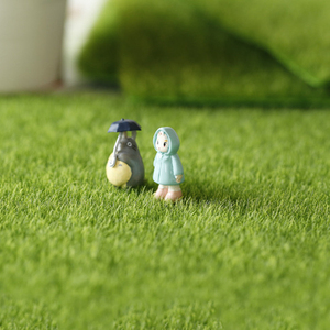 Mini-herbe artificielle pour décorations paysagères, fausse prairie, écosystème en bouteille, accessoires de bricolage en plastique - Product Image 3