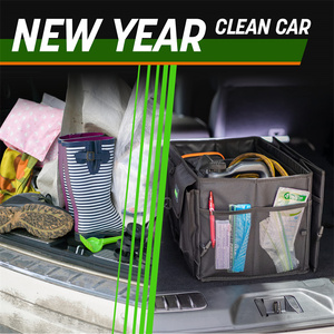 ที่เก็บของท้ายรถแบบหลายช่องกันน้ำพับได้ทนทานพร้อมฝาครอบ - Product Image 5