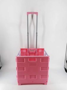 Carritos de Compra Plegables de Plástico con Ruedas para Supermercado, en Oferta - Product Image 6