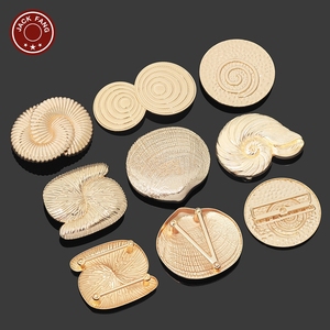 Boucle de connexion fantaisie pour maillot de bain, forme irrégulière, en métal, pour femme, décoration coquillage, personnalisable - Product Image 1