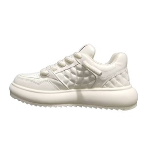 Zapatillas blancas <span class=keywords><strong>de</strong></span> suela gruesa a la moda para hombres y mujeres, zapatos deportivos informales con aumento <span class=keywords><strong>de</strong></span> altura, estilo único <span class=keywords><strong>de</strong></span> boca baja para estudiantes - Product Image 5