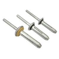 Rivets aveugles pliables en aluminium étanches 7,7x28/34/38mm