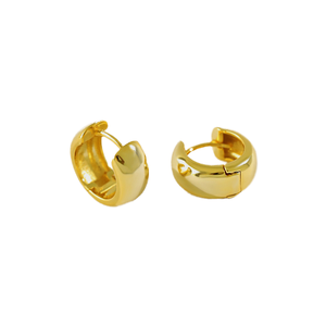 Pendientes de Aro Triangulares Góticos de Plata 925 y Oro 18K con Circonitas para Mujer, Estilo Hip Hop, Ideales para Bodas, Fiestas y Regalos - Product Image 4