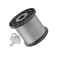 AISI SS 201 304 Durchmesser 1,2mm 1,5mm 3mm Hochwertiger Draht Elektrischer Draht Edelstahldraht Elektrisches Seil Kabel