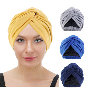 SYH871 femmes extensible 3D brodé torsion <span class=keywords><strong>cheveux</strong></span> Wrap Turban chapeau confortable pour <span class=keywords><strong>Cancer</strong></span> chimio pêche fête vêtements de plage - Product Image 2