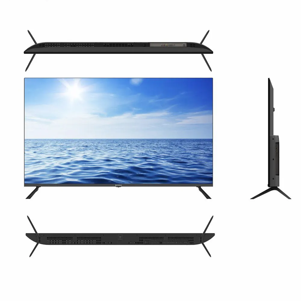 Usine LCD LED TV 65 pouces Télévision Android FHD 2K UHD 4K Smart TV 65 pouces TV sans cadre avec barre de son wifi téléviseurs plasma
