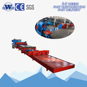 Wadley Heavy Duty Steel Strip Uncoiler Plate <b>Leveling</b> Machine Automatic Cut to Length Line 0.3-0.8mm Thickness 1250mm Width - Product Image 1