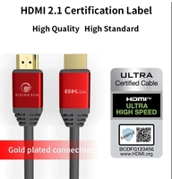 4K 3D Twisted-Pair-Kabel Rot 5 Meter Nylon-Ummantelung Vergoldete Kontakte Unterstützt 4K/2K HD Ethernet Monitor DVD