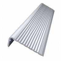 Profilé d'escalier antidérapant en aluminium, fabrication directe usine, pour marches modernes, intérieur et extérieur, usage commercial