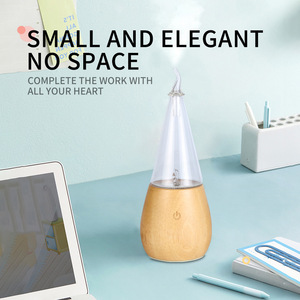 Hot-selling 50ml Wood Grains <b>USB</b> Essential Oil Diffuser Ultrasonic Waterless Humidifier Humidistat <b>Controlled</b> 36dB Noise Aroma - Product Image 3