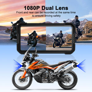 6.2 pollici IPS Touch Screen navigatore GPS dispositivo di navigazione per bici Wireless CARPLAY/Android AUTO 2K HD + monitoraggio della pressione dei pneumatici - Product Image 3