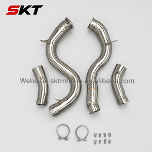 Tubería de Escape para Benz GLC63 GLC63 S X253 C253 M177 4.0T, Tubería Delantera de Acero Inoxidable 2018+ - Product Image 6