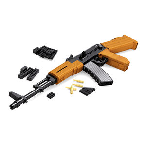 सैन्य बिल्डिंग ब्लॉक क्लासिक बंदूक AK47 हमला राइफल राइफल खिलौना AK47 खिलौना राइफल के राजा - Product Image 2