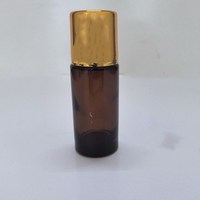 Vide 10 ml 30 ml 50ml Round Amber Roll on Glass Bottle Rechargeable Skincare Essentials Parfum Huile Roller Ball Bottle Glass 10 ml