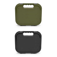 Étui tactique pour pistolet de sécurité Boîte de transport en plastique ABS dur avec mousse rembourrée pour transporter des accessoires de chasse