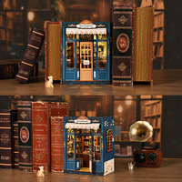 Rompecabezas de Madera 3D Personalizable y Creativo, Modelo de Casa en Miniatura DIY para Comercio Exterior, Tamaños Grande, Pequeño y Mini, 14 Años