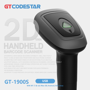 Gtcodestar GT-1900S Usb Qr Streepjescodes Pistool 1d 2d Barcodescanner Voor Supermarkt Handheld Codelezer - Product Image 1