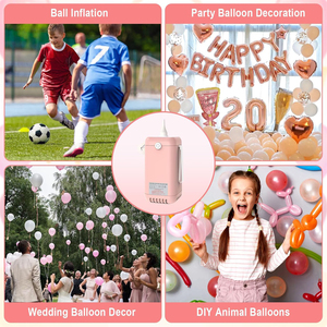 Pompe à air électrique portable à double couche rose 678, pompe à <span class=keywords><strong>ballon</strong></span> <span class=keywords><strong>de</strong></span> basketball longue durée pour les festivals d'Halloween et <span class=keywords><strong>de</strong></span> Noël - Product Image 5