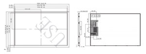 Pantalla LCD IPS de 10.1 Pulgadas, 800×1280, Amplio Rango de Temperatura, MIPI -30 ° De la C a la 80 ° Pantalla LCD TFT de Alto Brillo de 800nits - Product Image 2